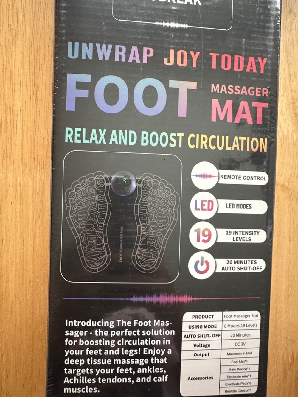Unwrap Joy Today Massage Mat - Picture 2 of 2